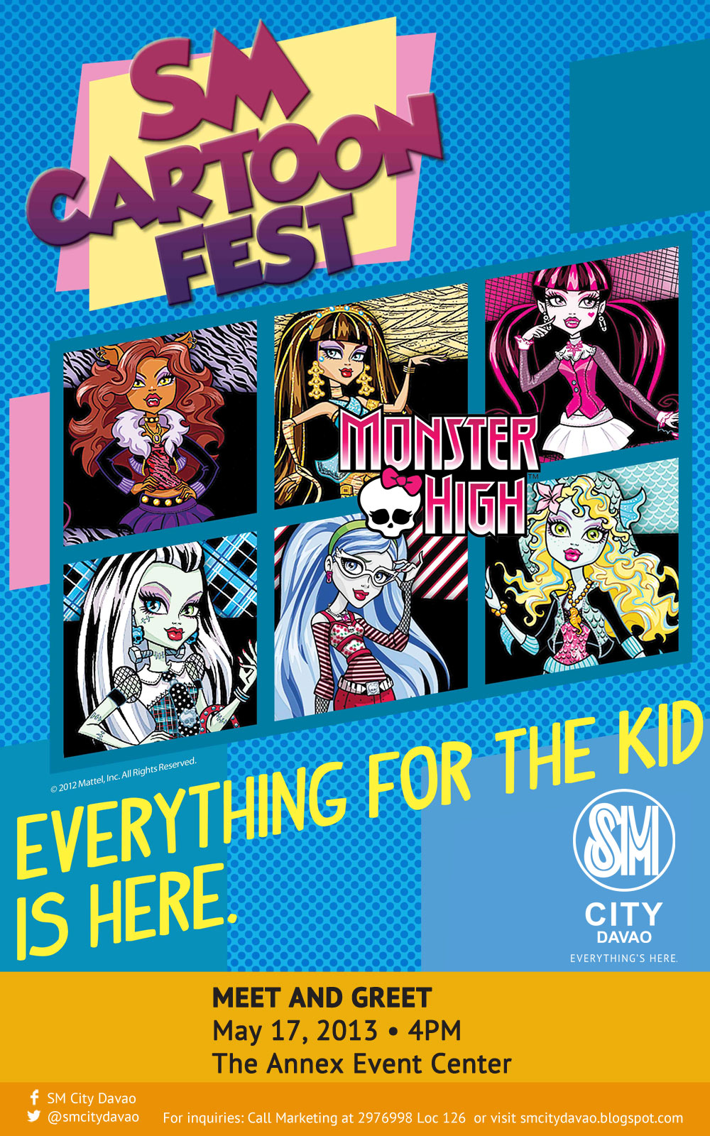 Monster High SM City Davao Cartoon Fest May 2013