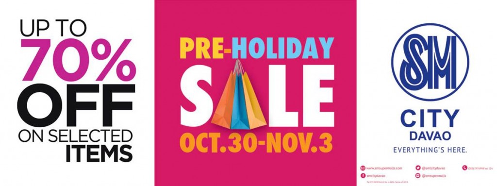 SM City Davao pre holiday sale 2013