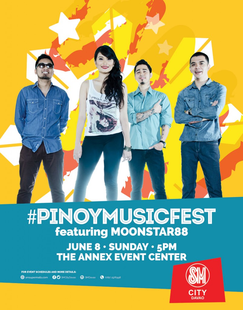 Pinoy Music Fest Moonstar SM City Davao poster