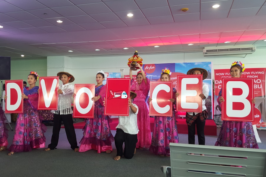 AirAsia Davao to Cebu Inaugural Flight Send-off Ceremony