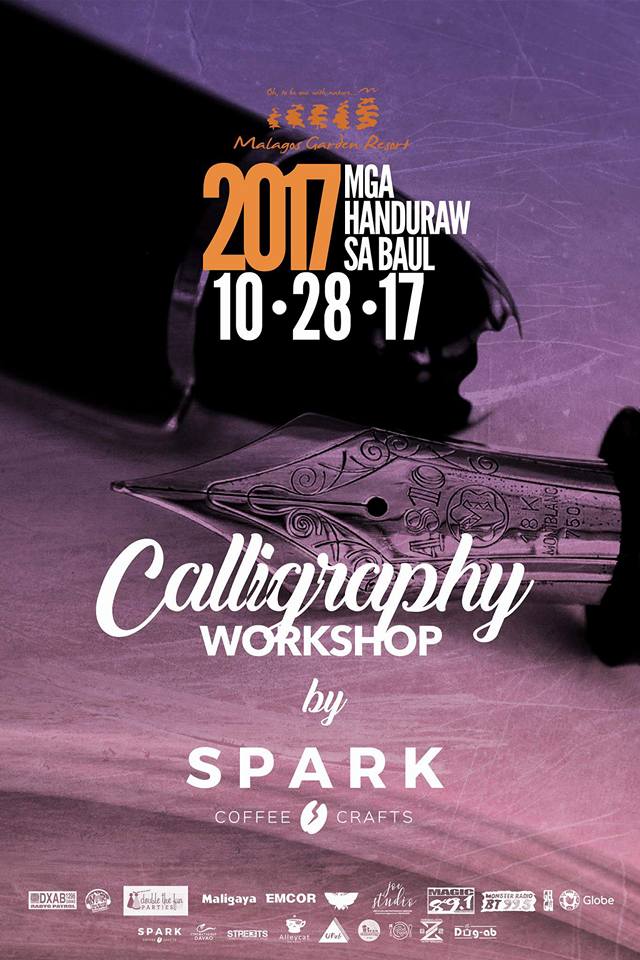Spark Calligraphy Workshop Mga Handuraw sa Baul Malagos Garden Resort Calinan Davao City Halloween October 28 2017