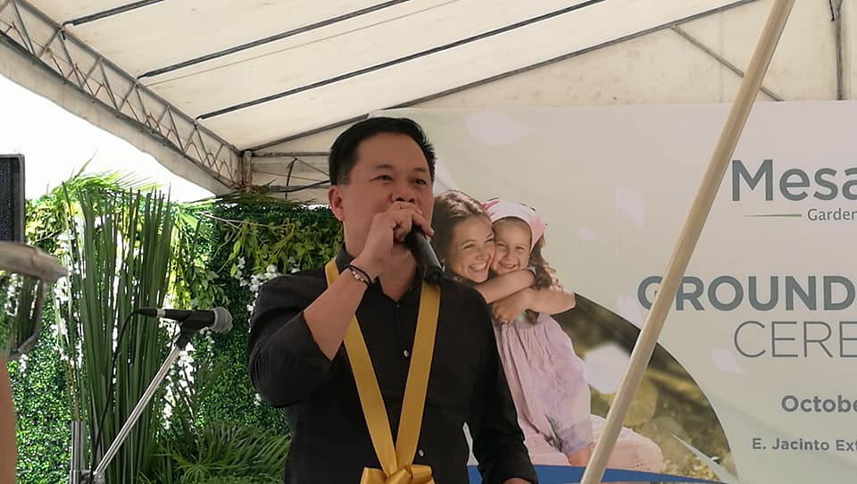 Cebu Landmasters Joint Venture Yuson Excellence Soberano Inc. GroundBreaking of MesaTierra Garden Residences Frederick Yuson Comm Investments