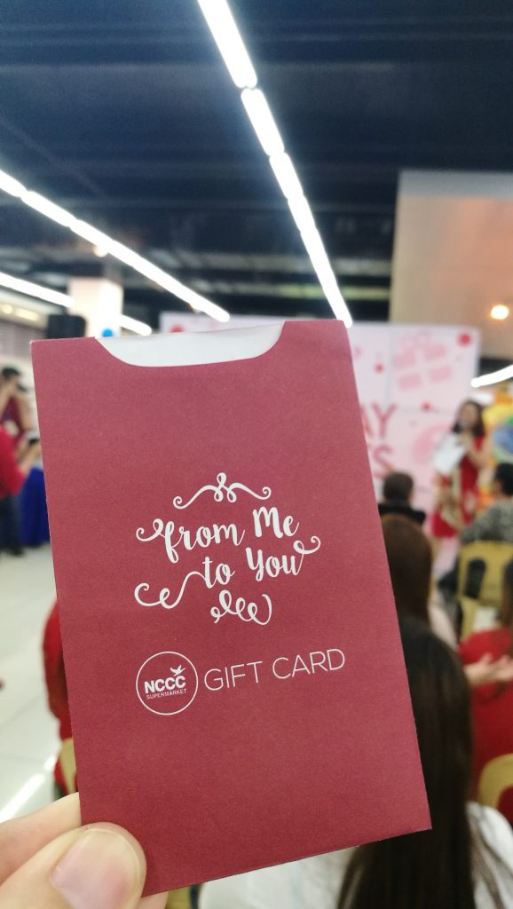 NCCC gift card