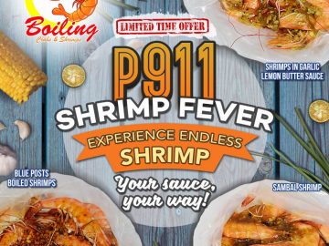 Blue Posts Boiling Crabs and Shrimps 911 Shrimp Fever Is On nationwide