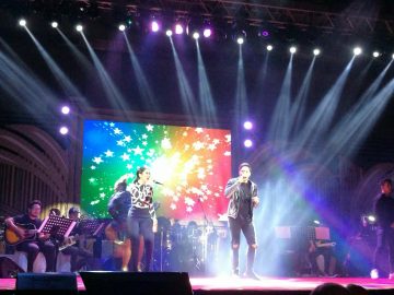 Sarah Geronimo & Alden Richards Cebuana Lhuillier 30th Anniversary concert USEP Gym Davao City