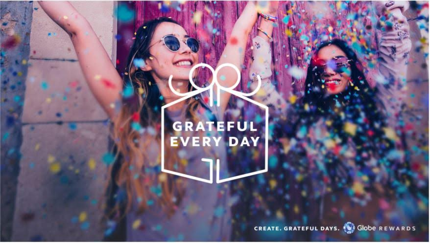 Grateful Everyday. Globe Rewards. Happy 917 Day image from Globe Telecom