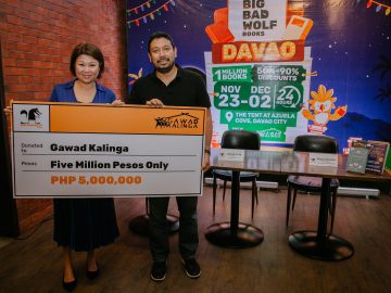 Big Bad Wolf donation turnover to Gawad Kalinga