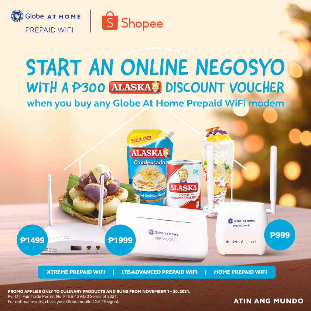 Globe At Home and Alaska Milk Promo
