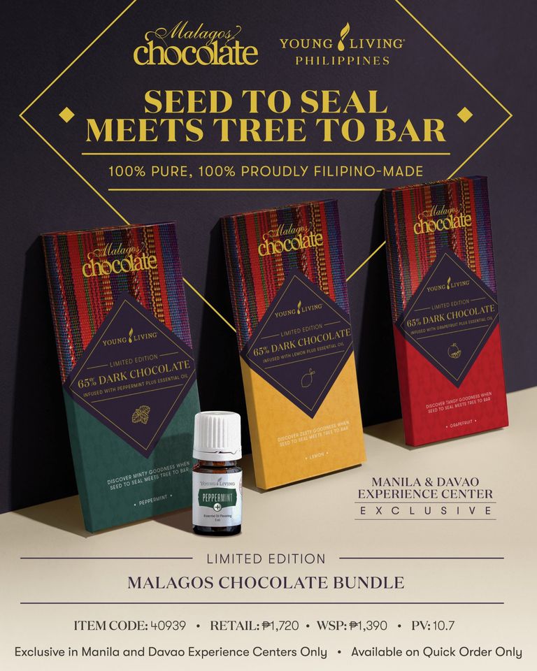 Young Living Philippines x Malagos Chocolate Seed To Seal Meets Tree To Bar Proudly Filipino Made