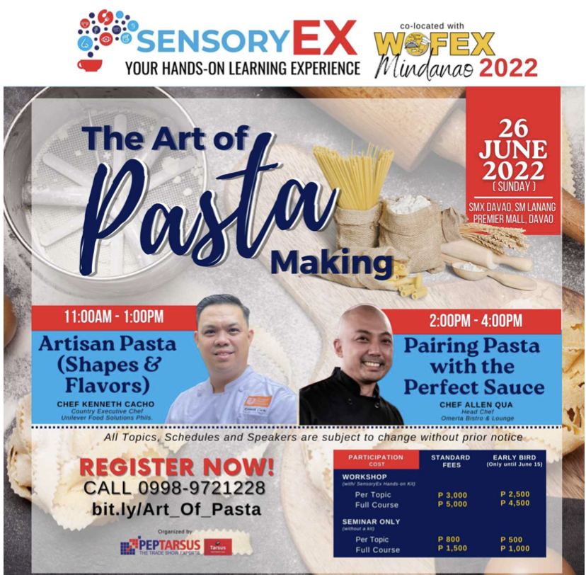 SensoryEx on The Art of Pasta Making Workshop 