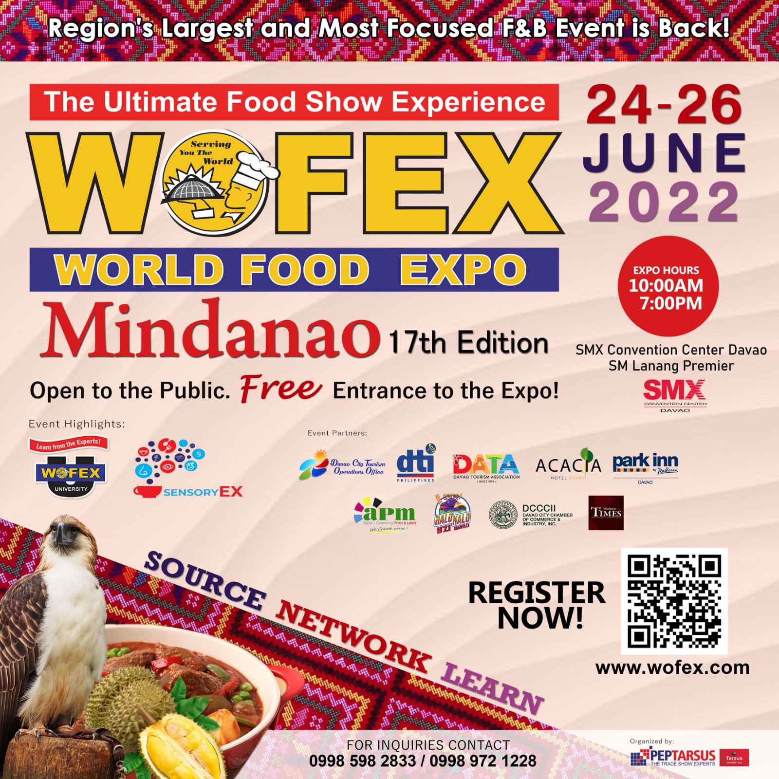 World Food Expo WOFEX Mindanao 17th Edition June 24 26 2022 At SMX 