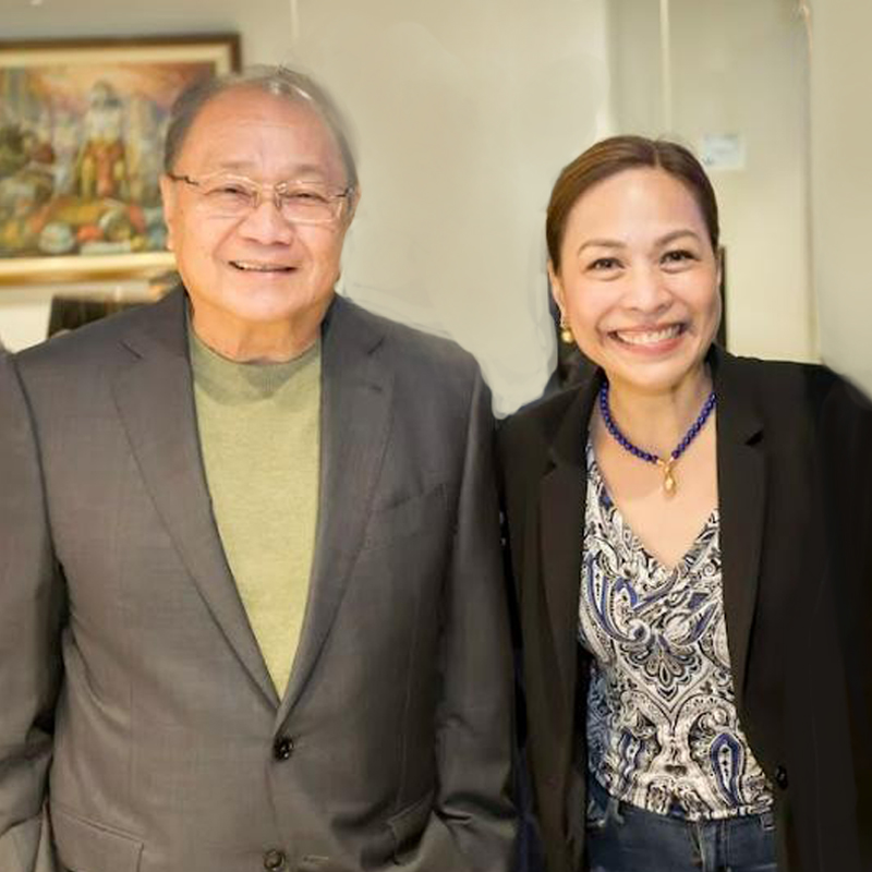 The pillars of mWell’s Advocacy program: Metro Pacific Investments Corporation Chief Finance, Risk and Sustainability Officer Chaye Cabal-Revilla and MPIC President, Chairman and CEO, Manny V. Pangilinan