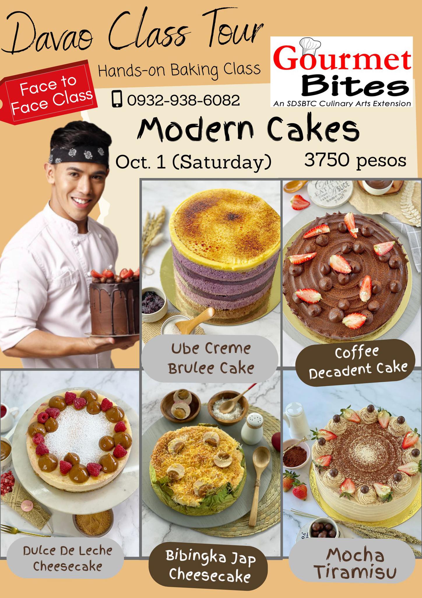 Gourmet Bites Culinary School Worskhop Modern Cakes with Chef Clyden San Pedro