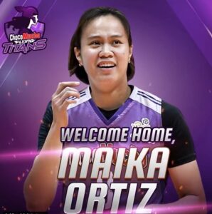 Maika Ortiz Joins The Choco Mucho Flying Titans Team